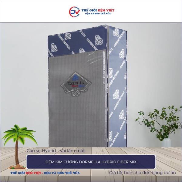 Đệm Kim Cương Dormella Hybrid Fiber Mix 2-2